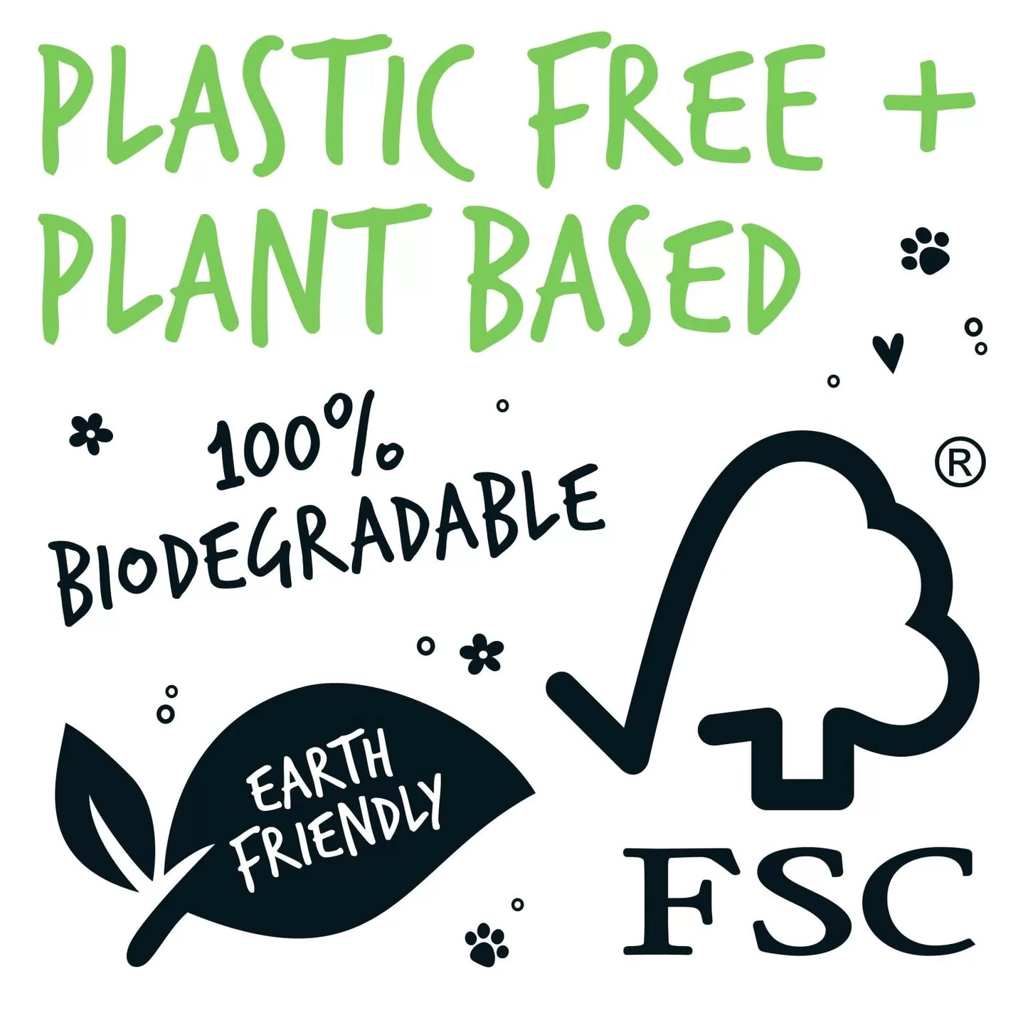 Bugalugs Biodegradable Fragrance Free Pet Wipes 50gsm