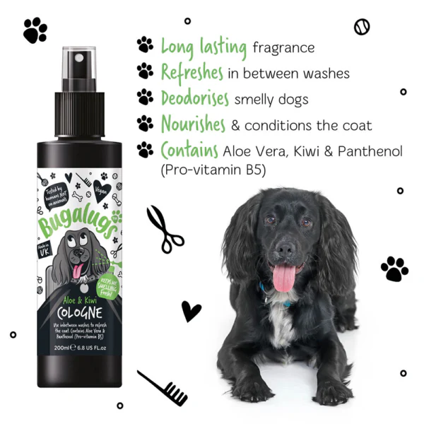 Bugalugs Aloe & Kiwi Dog Cologne