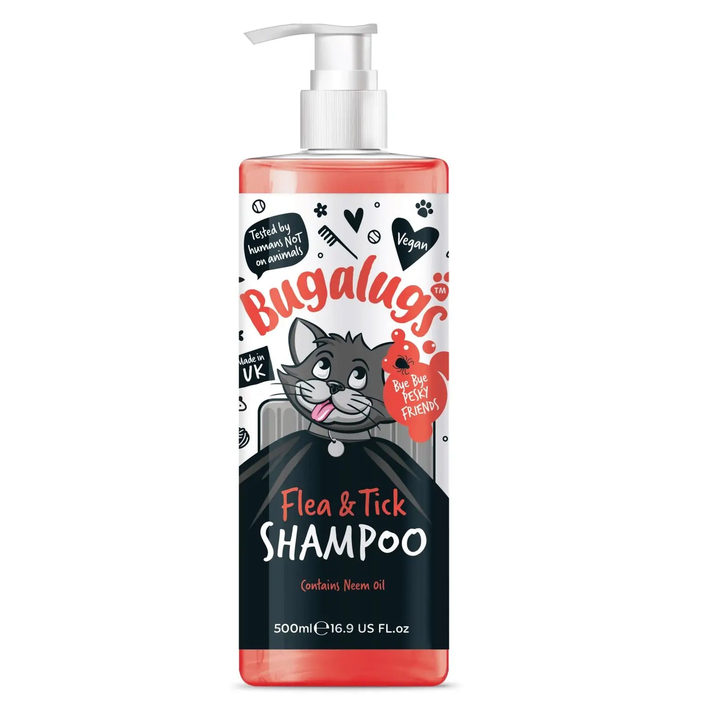 Bugalugs Cat Flea and Tick Shampoo