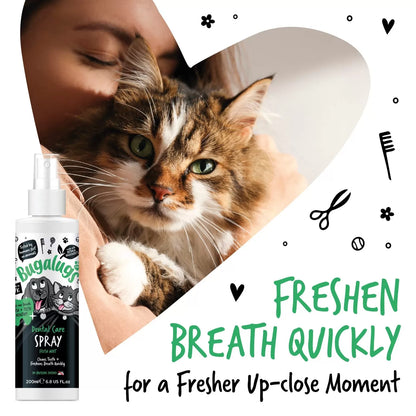 Bugalugs Dental Care Spray for Dogs and Cats 200ml