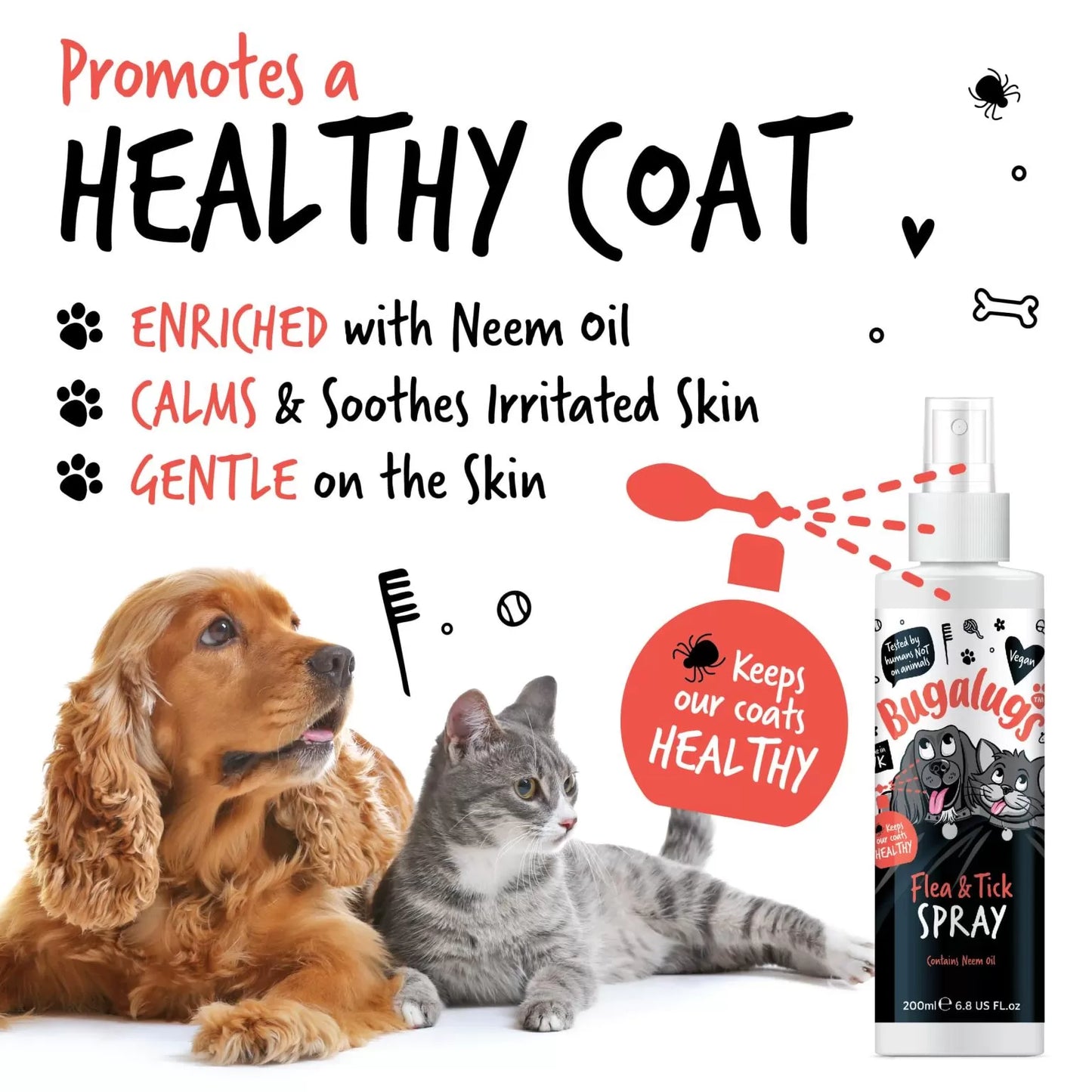 Bugalugs Flea and Tick Spray