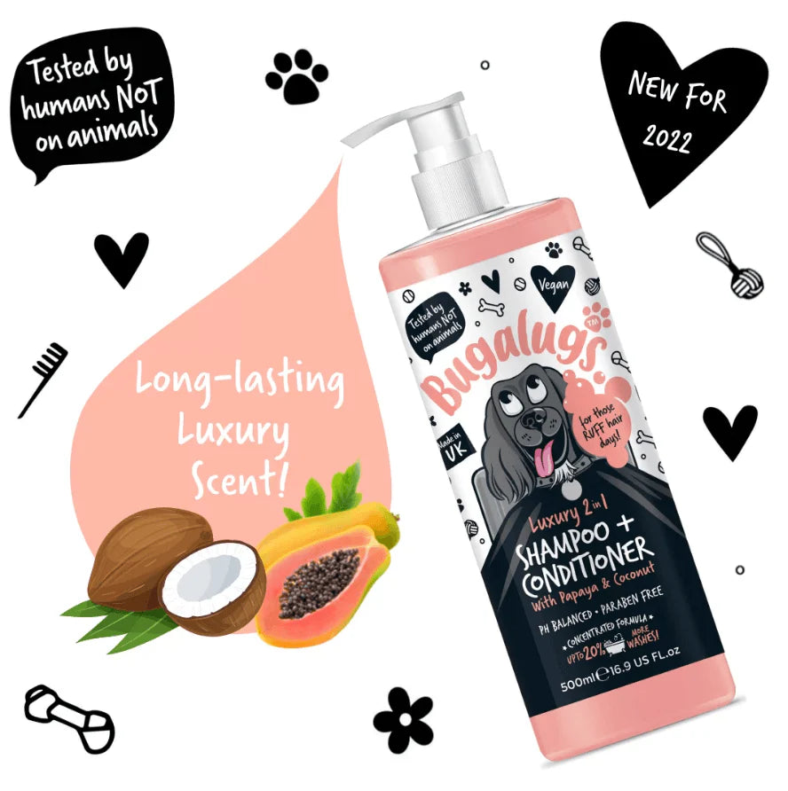 Bugalugs Papaya & Coconut Dog Conditioner