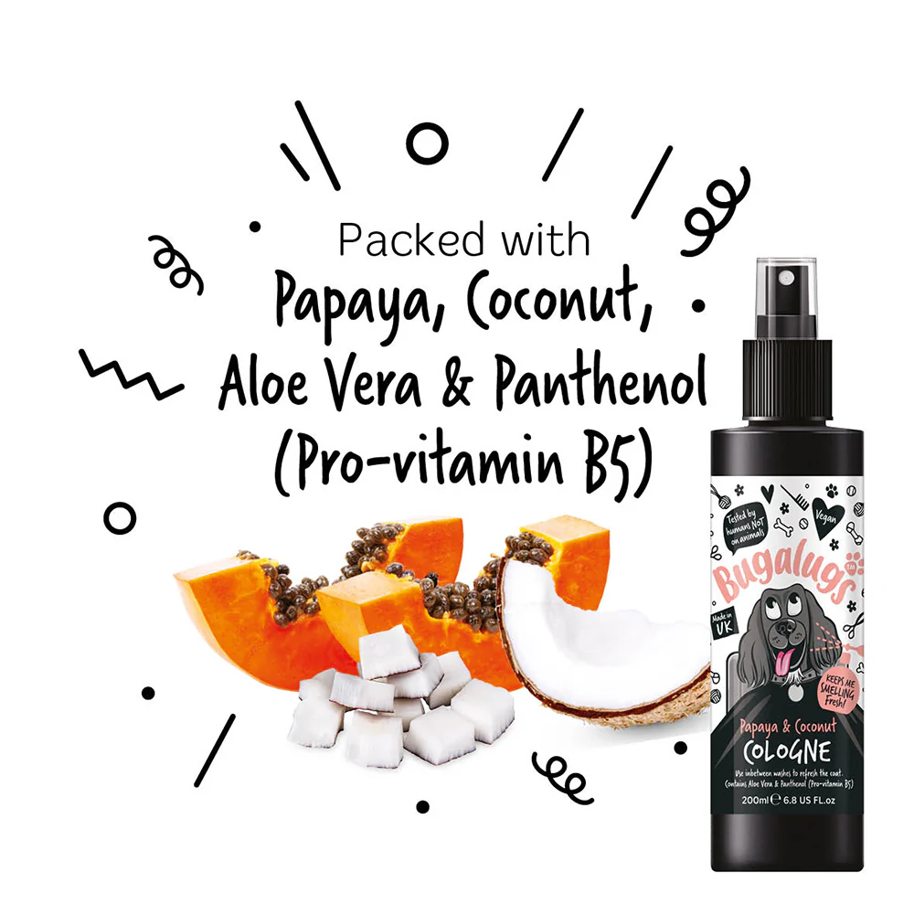 Bugalugs Papaya & Coconut Dog Cologne