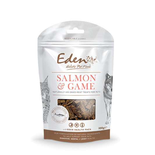 Eden Salmon & Game Treats 100g