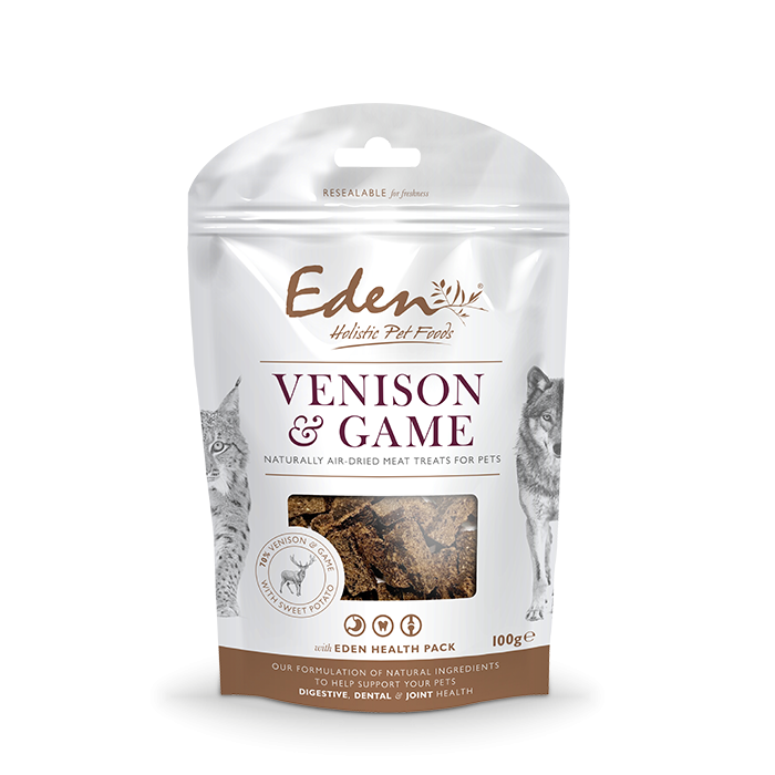 Eden Venison & Game Treats for Dogs and Cats 100g