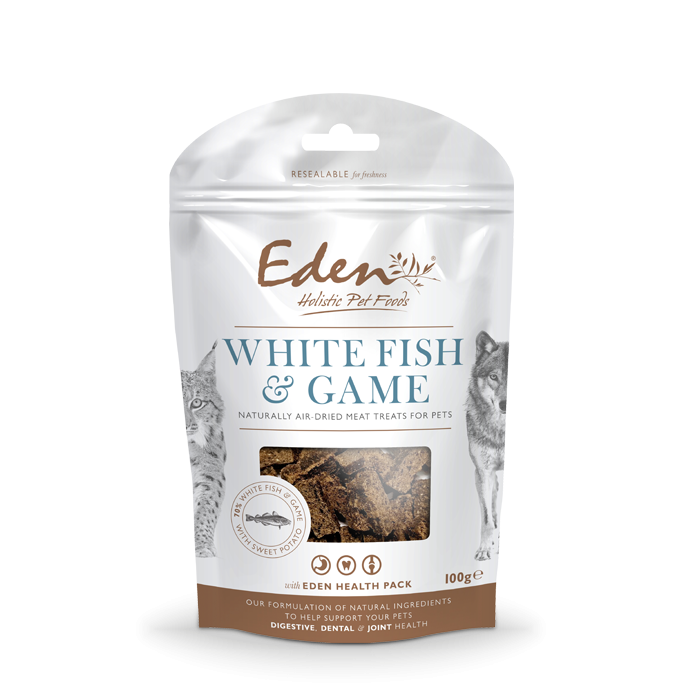Eden White Fish & Game Treats for Pets 100g