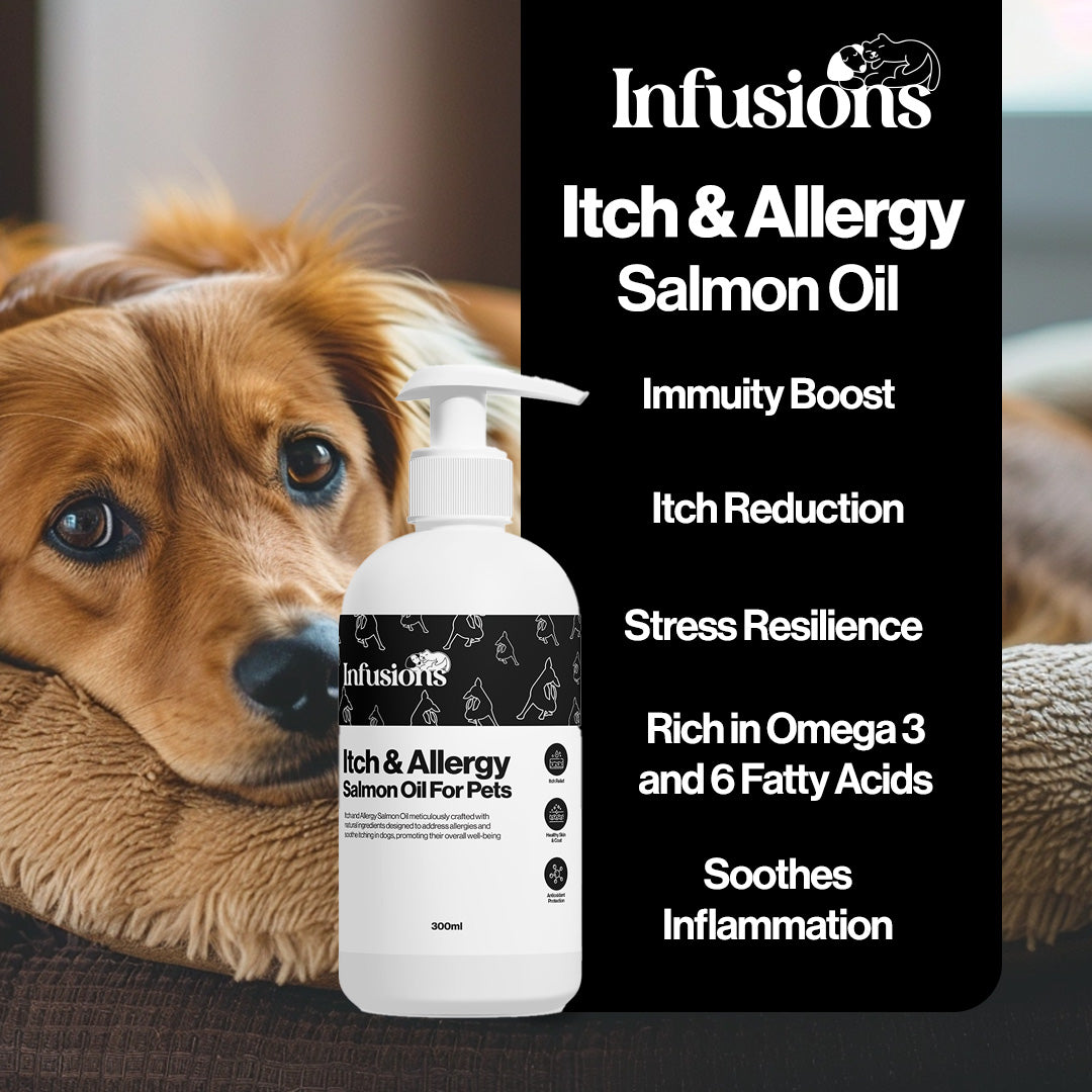 Itch & Allergy Salmon Oil For Pets