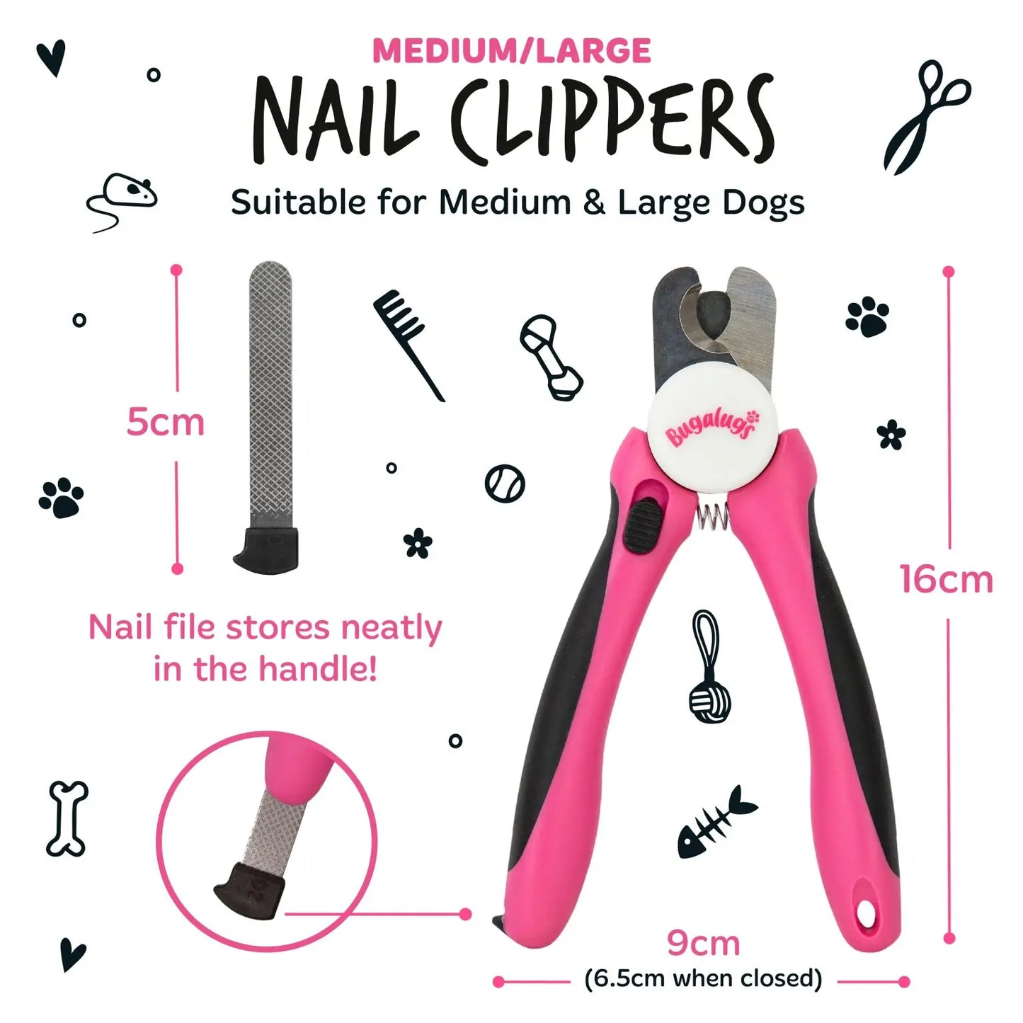 Bugalugs Pet Nail Clippers