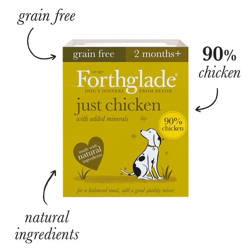 Just Chicken, Chicken with Liver & Turkey Wet Dog Food - Variety Pack