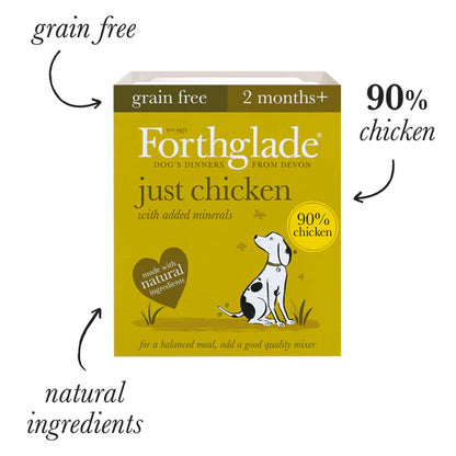 Just Chicken, Chicken with Liver & Turkey Wet Dog Food - Variety Pack