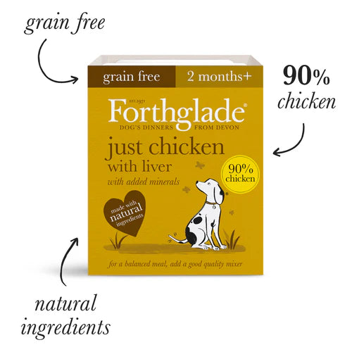 Just Chicken, Chicken with Liver & Turkey Wet Dog Food - Variety Pack