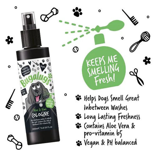 Bugalugs Aloe & Kiwi Dog Cologne