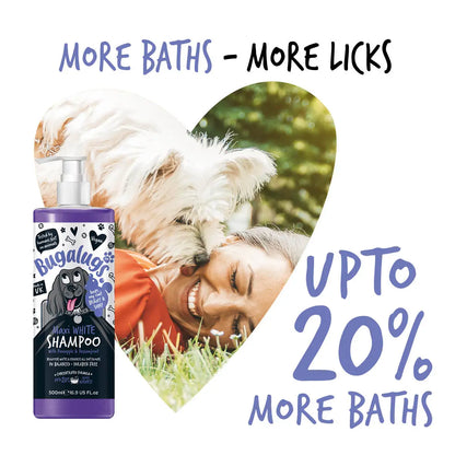 Bugalugs Maxi White Dog Shampoo
