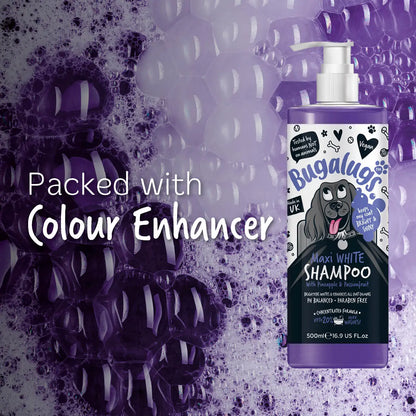 Bugalugs Maxi White Dog Shampoo