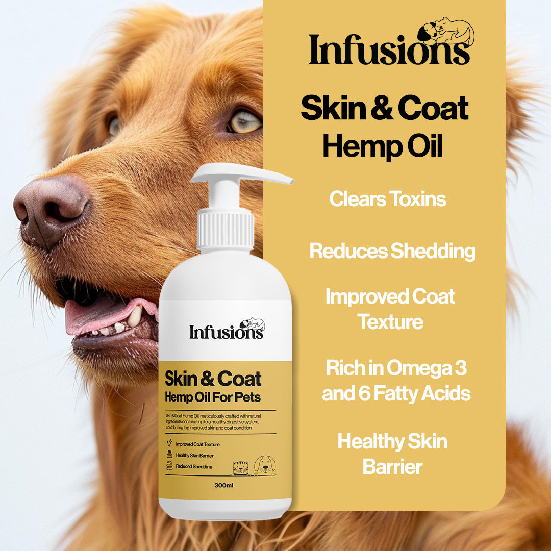 Skin & Coat Hemp Oil For Pets