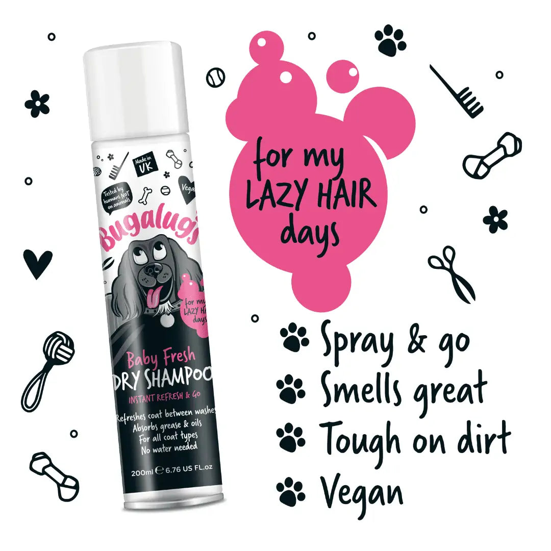 Bugalugs Baby Fresh Dog Dry Shampoo