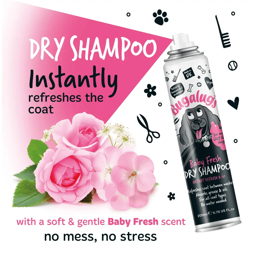 Bugalugs Baby Fresh Dog Dry Shampoo