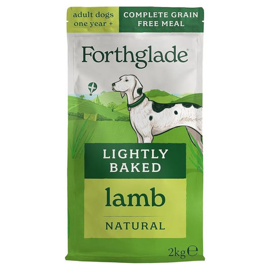 Lamb Lightly Baked Natural Dry Dog Food 2KG