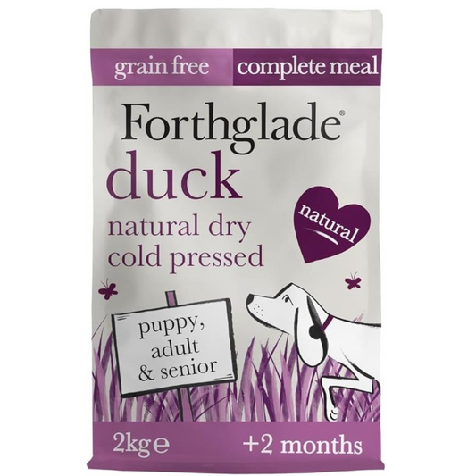 Duck Grain Free Cold Pressed Natural Dry Dog Food 2KG