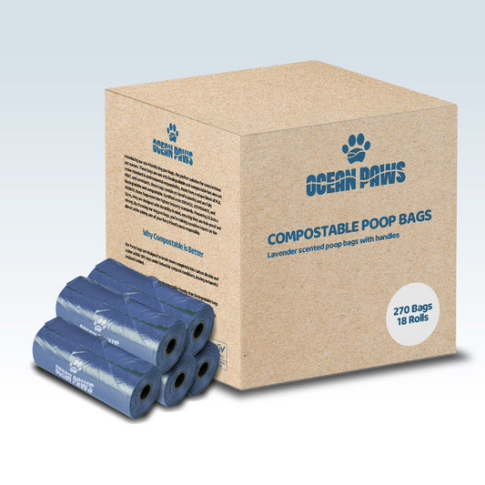 Compostable Dog Poo Bags 18 rolls (270 bags)