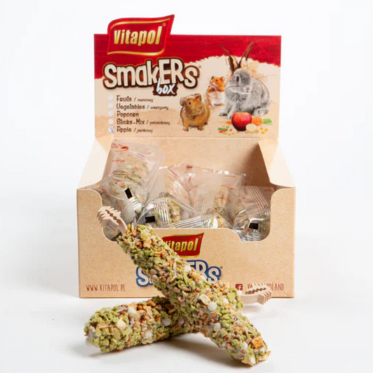 Vitapol Smakers Animal Apple Treats for Small Animals (12 Pack)
