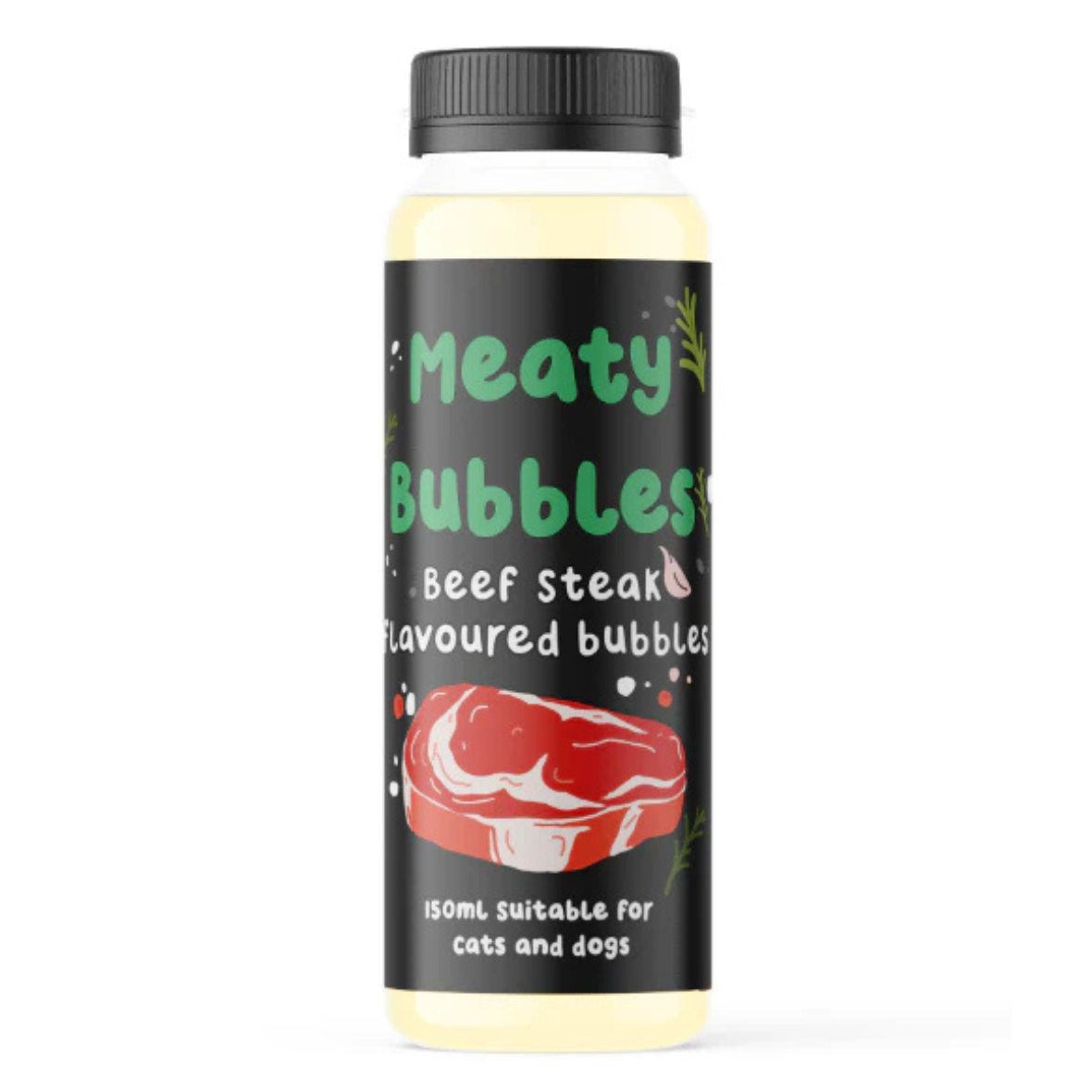 Meaty Bubbles Beef Steak Flavour 150ml