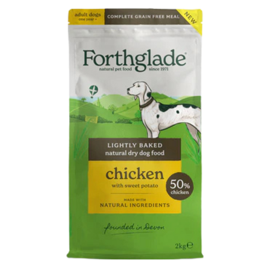 Chicken Lightly Baked Natural Dry Dog Food 2KG