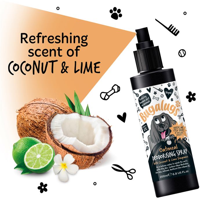 Bugalugs Oatmeal Dog Deodorising Spray