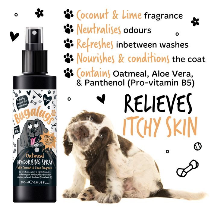 Bugalugs Oatmeal Dog Deodorising Spray