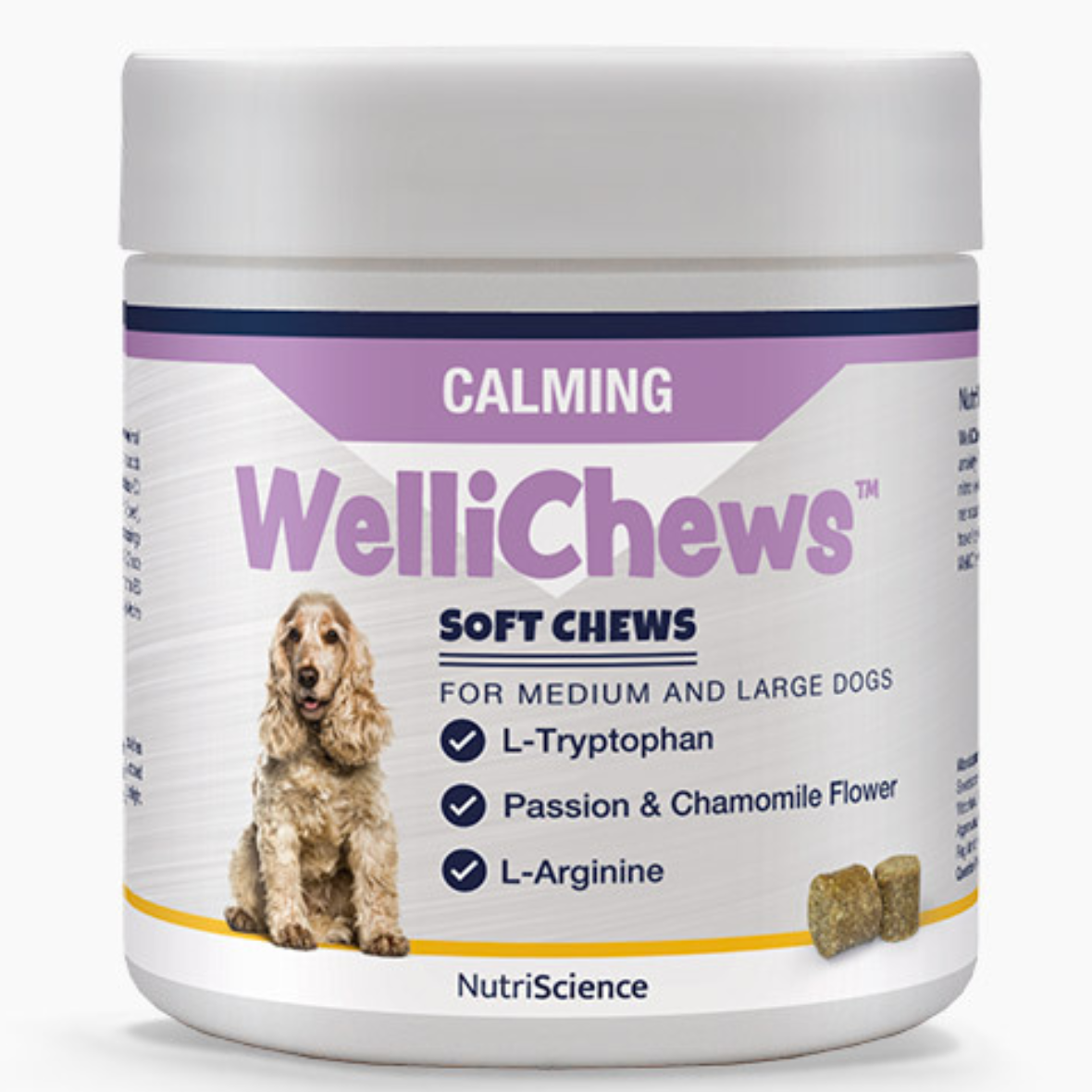 Wellichews Calming Soft Chews for Medium/Large Dogs