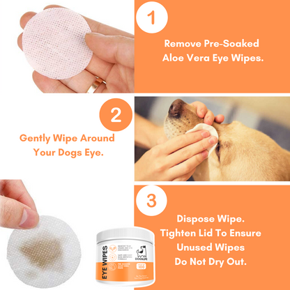 how to use dog eye cleaning wipes