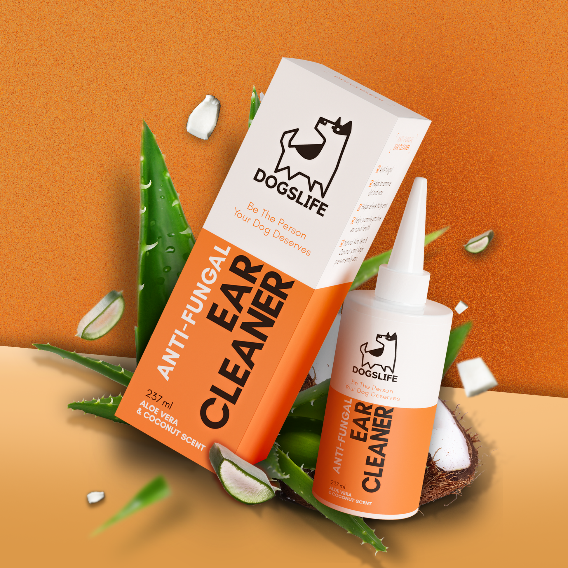 Dog ear cleaner shop antifungal